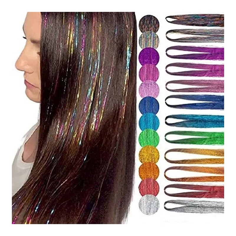 0242024 Sparkle Glitter Τουφάκι Extension 10τμχ - Image 1