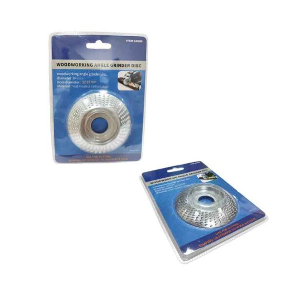 Ράσπα ξύλου δίσκος για γωνιακό τροχό - Woodworking angle grinder disc