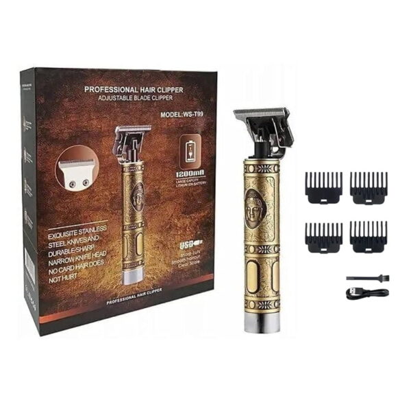 Επαναφορτιζόμενη Κουρευτική Μηχανή 1200mA USB WS-T99 - Professional Hair Clipper