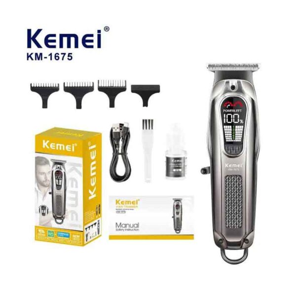 Kemei Κουρευτική Μηχανή KM-1675 - Hair clipper professional