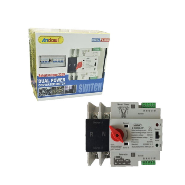 Andowl Διακόπτης διπλού μετατροπέα ισχύος Q-KG900 - Dual Power Converter Switch