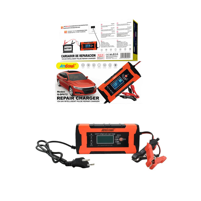 075719-3 Andowl Φορτιστής Μπαταρίας Αυτοκινήτου 12/24V Q-DP672 - Rerair Charger - Image 1