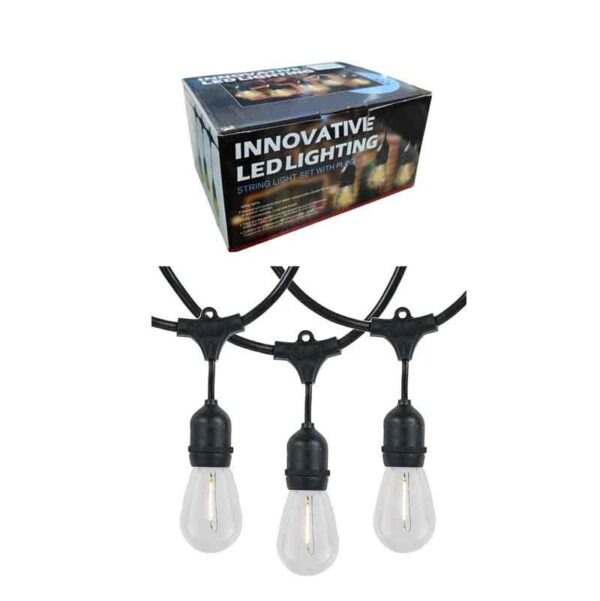 Ηλιακή Γιρλάντα LED με 9 Λάμπες – Με Ηλιακό Πάνελ - Innovative LED lighting