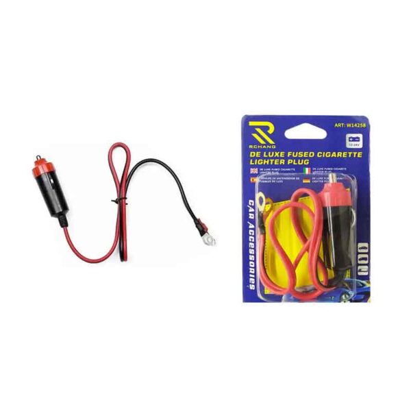 Rchang Αντάπτορας Πρίζας Αναπτήρα Αυτοκινήτου Ακροδέκτες Δακτυλίου Inverter 12v – 24v W14258 - Car Cigarette Lighter Socket Adapter Ring Terminals