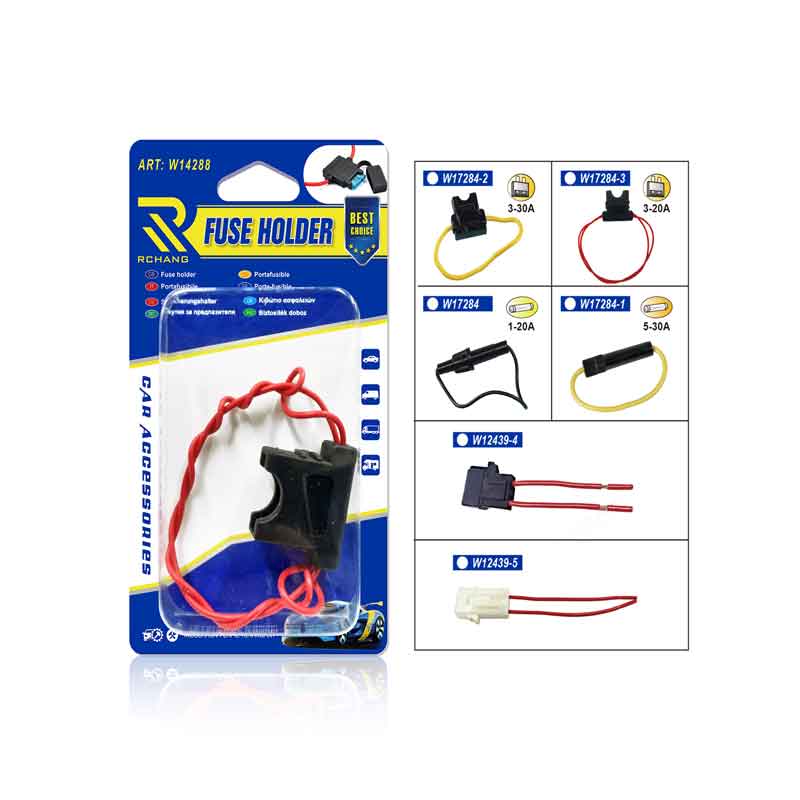 0111697 Rchang Βάση Ασφαλειοθήκης με Καλώδιο για Αυτοκίνητα & Μοτοσυκλέτες 12V/24V W14288 - Fuse Holder - Image 1
