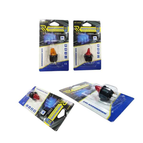 Διακόπτης LED 12V για Αυτοκίνητο – Καθολικής Χρήσης με Φωτισμό - Switch for Car 12V LED