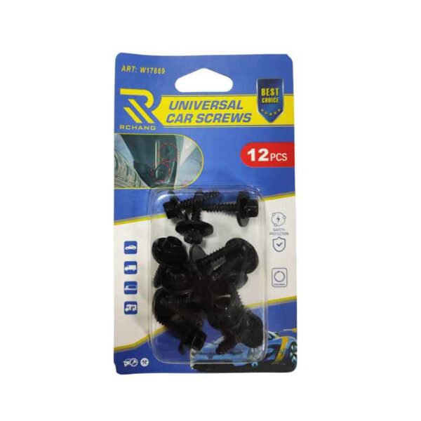 Rchang Βίδες Εξάγωνες Με Ροδέλες W17669 – Σετ 12 Τεμαχίων 7524 - Car Screws