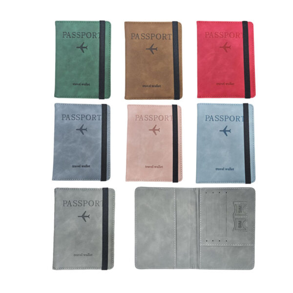 Θήκη Διαβατηρίου με Λάστιχο - Suede Passport Holder