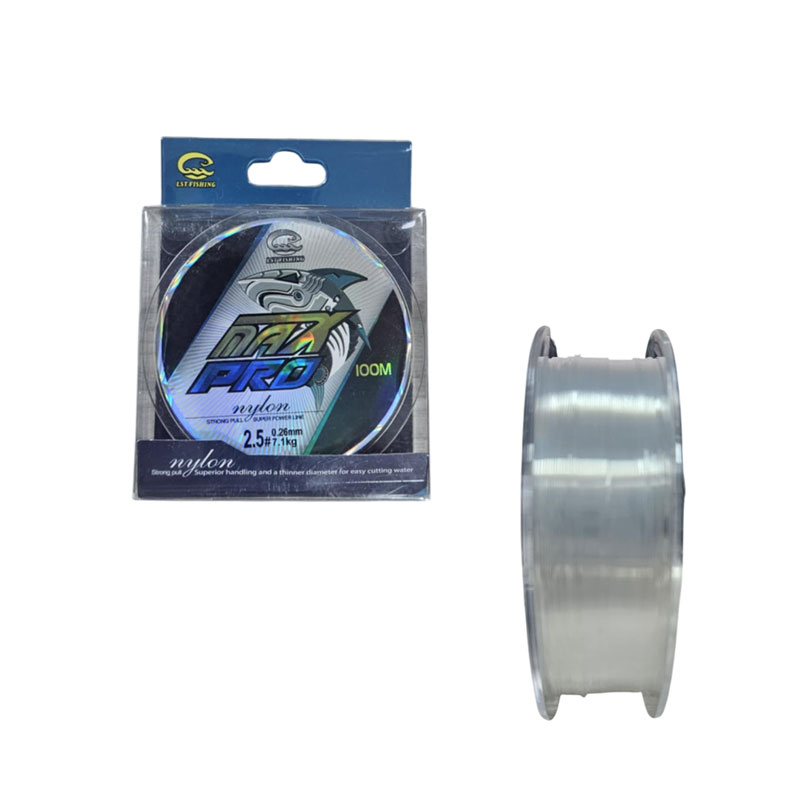 0127402 Νάιλον Πετονιά Ψαρέματος MAX PRO 100m – 2.5# 0.26mm / 7.1kg - Nylon Fishing Line - Image 1