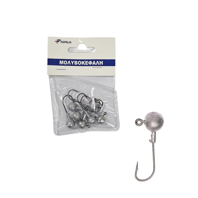 0127416 Μολυβοκεφαλές Ψαρέματος 14g- Jig Heads Fishing Hooks - Image 1