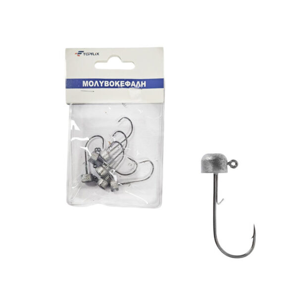 Μολυβοκεφαλές Ψαρέματος με Κυλινδρική Κεφαλή 2,7g - Jig Head Hooks with Cylinder Head