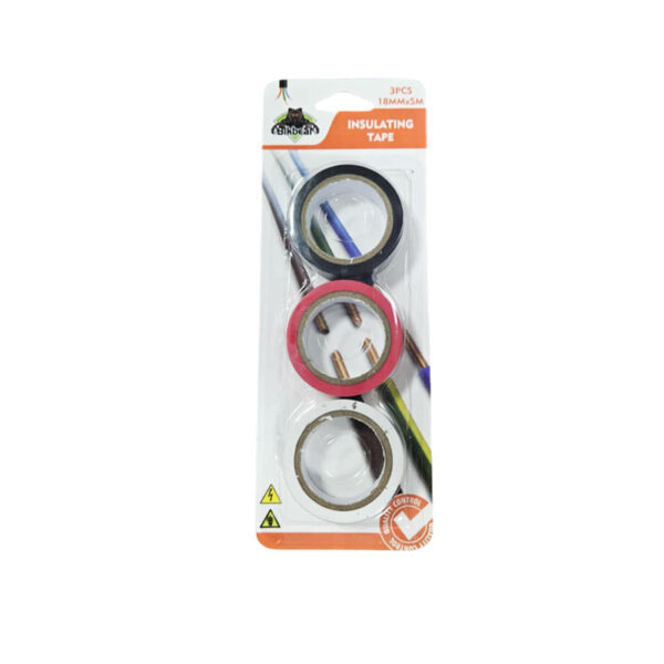 Bikbear Σετ Μονωτικές Ταινίες 3 Τεμαχίων 18mm x 5m - Insulating Tape Set