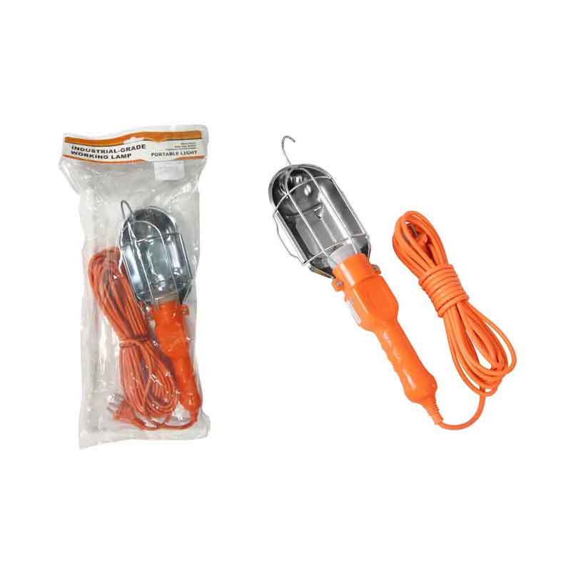 0207021-2 Φορητή Λάμπα Εργασίας με Γάντζο και Καλώδιο 10m - Electric lamp - Image 1