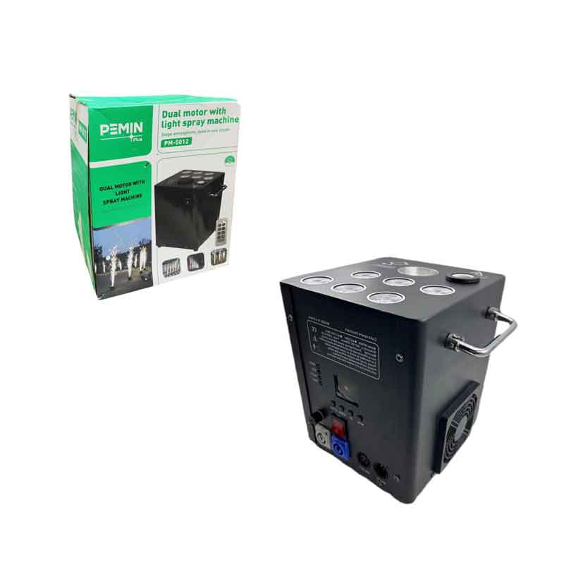 027096-4 Pemin Μηχανή Εφέ Σπινθήρων με Διπλό Μοτέρ & LED Φωτισμό PM-5023 - Dual Motor With Light Spray Machine - Image 1