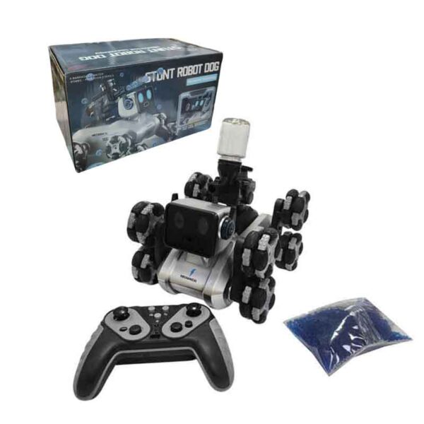 Ρομποτικός Σκύλος Stunt Robot με Τηλεχειριστήριο & Πυροδότηση Νερομπαλών - Stunt Robot Dog