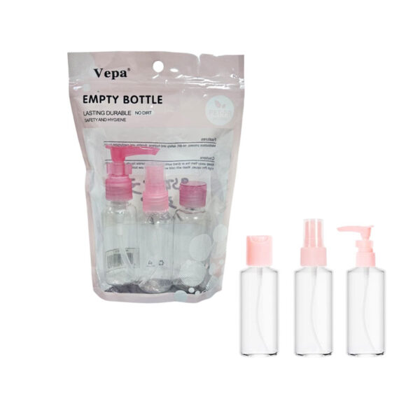 Vepa Μπουκαλάκια ταξιδιού 3τμχ - Empty Bottle