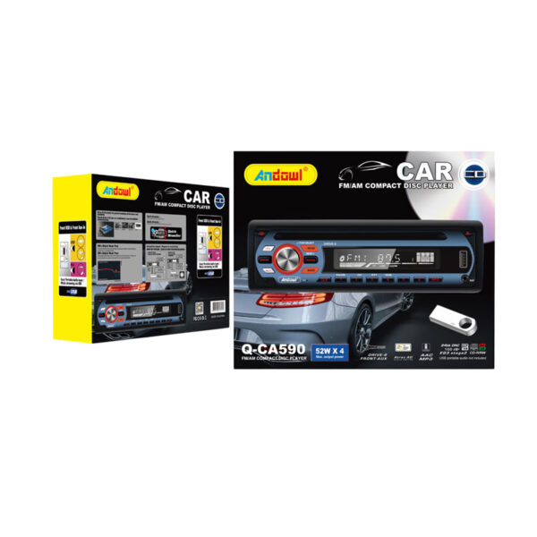 Andowl Ηχοσύστημα Αυτοκινήτου Q-CA590 - Car FM/AM Compact Disc Player