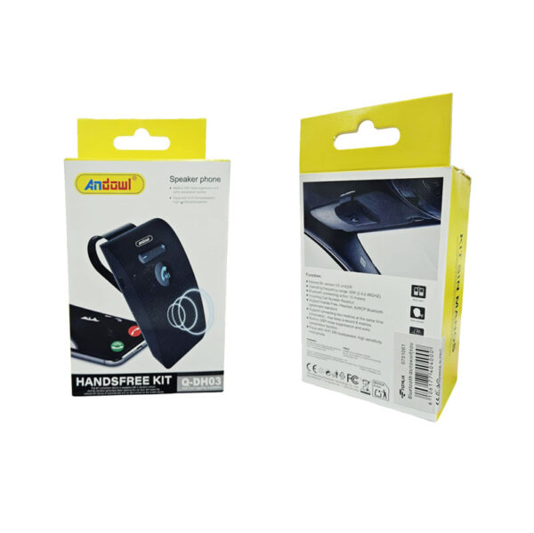 Andowl Ανοιχτή Ακουστική Bluetooth Αυτοκινήτου Q-DH03 - Handsfree Kit Speaker phone