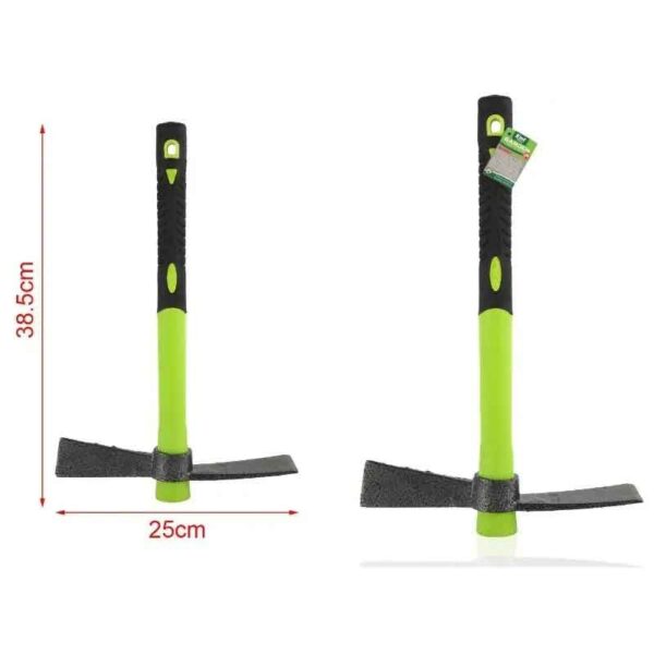 KMT Τσάπα-Αξίνα Κήπου Με Λαστιχένια Λαβή 38.5cm - KMT Tools Garden Hoe-Pickaxe With Rubber Handle