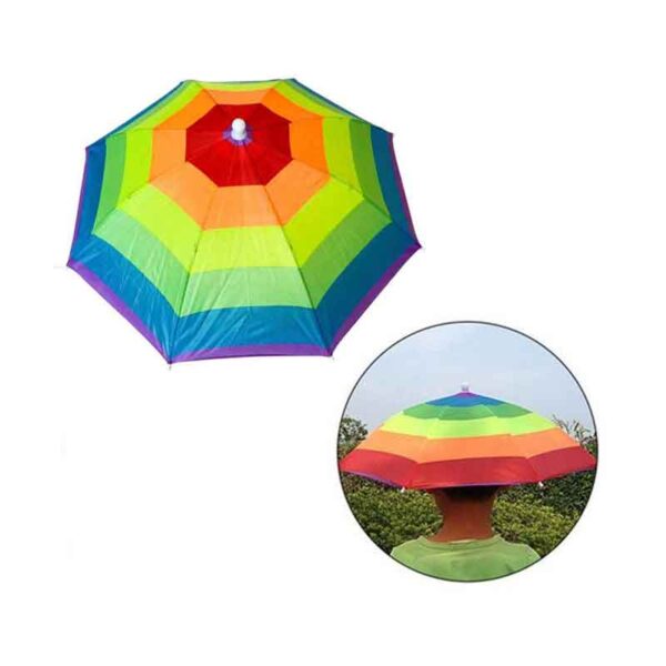 Πολύχρωμη Ομπρέλα Κεφαλιού