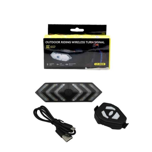 Ασύρματο φλας ποδηλάτου και για πατίνια LY-0828 - Outdoor Riding Wireless Turn Signal