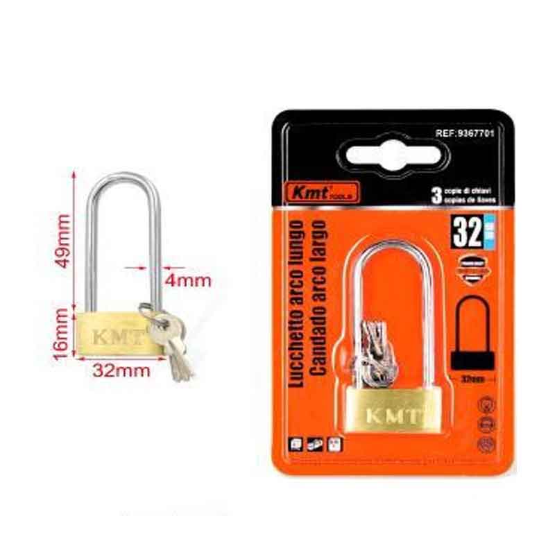 9367701 KMT Λουκέτο Ασφαλείας Με Κλειδάκι 32 mm- Padlock - Image 1