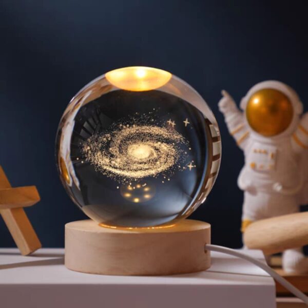 Κρυστάλλινη Μπάλα Φωτιστικό Νυκτός 3D – Crystal Ball Night Light 3D