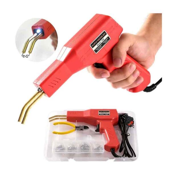 Εργαλείο Επισκευής Πλαστικών με Θερμική Συρραφή – Σετ με Ακροδέκτες, Πένσα & Κοφτάκι H50- Plastic Welding Gun