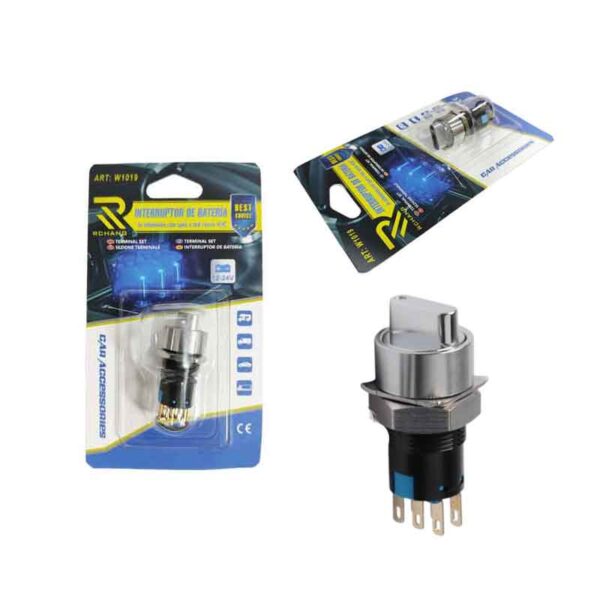 Rchang Διακόπτης Μπαταρίας 12–24V Μεταλλικός W1019 – Battery Cut Off Switch