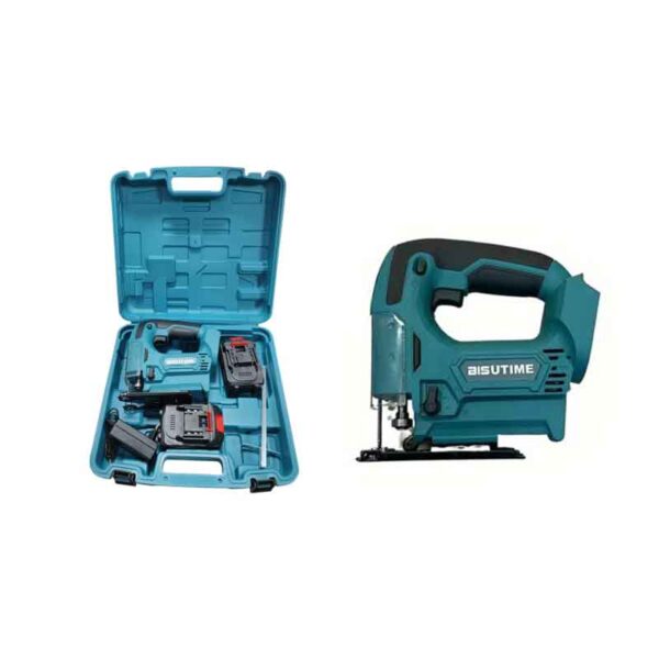 Bisutime Επαναφορτιζόμενο Σέγα με Βαλίτσα και 2 Μπαταρίες - Bisutime Rechargeable Jigsaw with Case and 2 Batteries