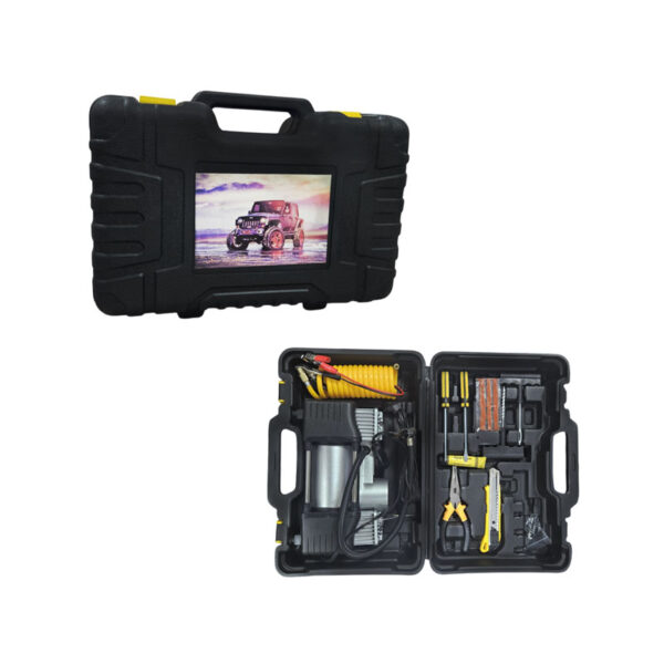 Διπλός Αεροσυμπιεστής με Σετ Βαλιτσάκι- 2 Cylinder Air Compressor