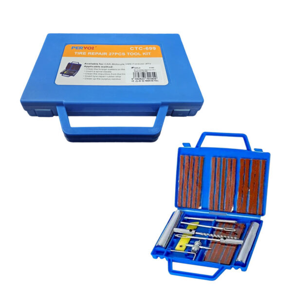 PerVoi Σετ Επισκευής Ελαστικών 27 Τεμαχίων σε Πλαστική Κασετίνα CTC-699 - Tire Repair 27pcs