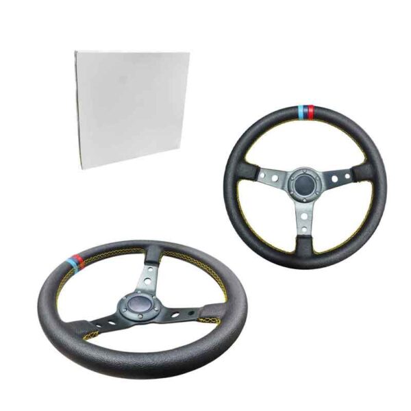 Τιμόνι Αυτοκινήτου Racing με Διάμετρο 35cm – Racing Car Steering Wheel 35cm