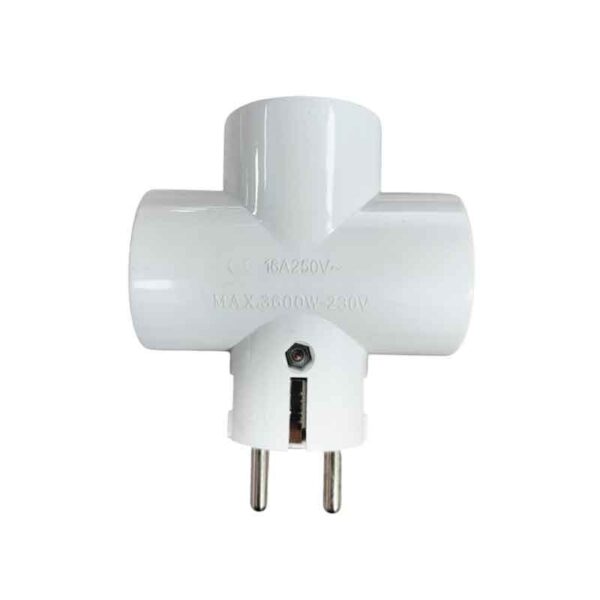 Πολύπριζο αντάπτορας ταφ 3 θέσεων 16Α/250V - Multi-socket adapter taf