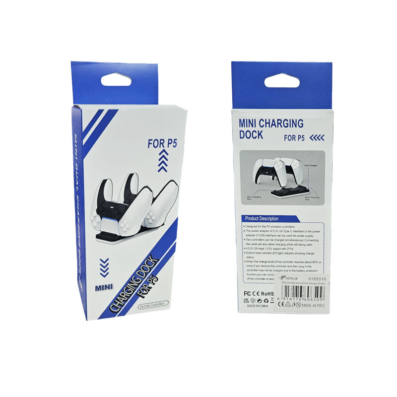 0185016 Mini Βάση Φόρτισης για Χειριστήρια PS5 - Mini Charging Dock for PS5 Controllers - Image 1
