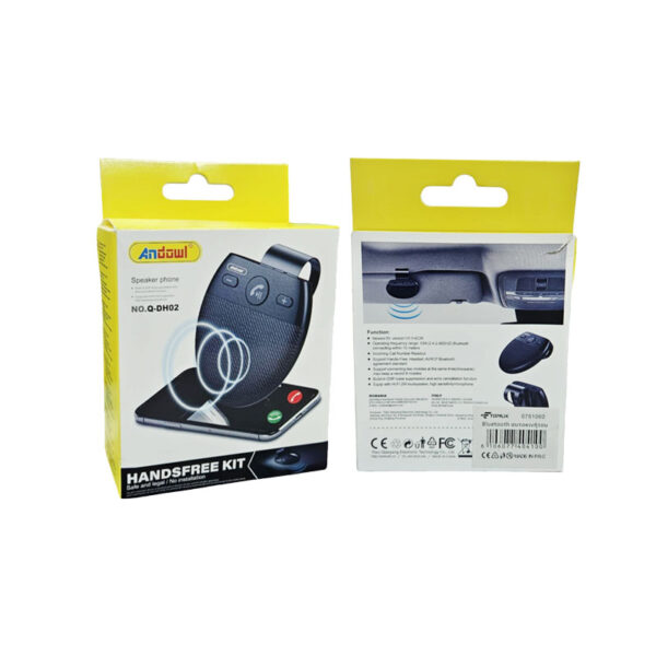 Andowl Σύστημα Ανοιχτής Ακρόασης Bluetooth Αυτοκινήτου Q-DH02 - Car Bluetooth Handsfree Kit