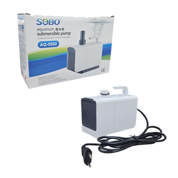 SOBO Αντλία Ενυδρείου Βυθιζόμενη AQ-5500 3000L/H - Submersible Aquarium Pump