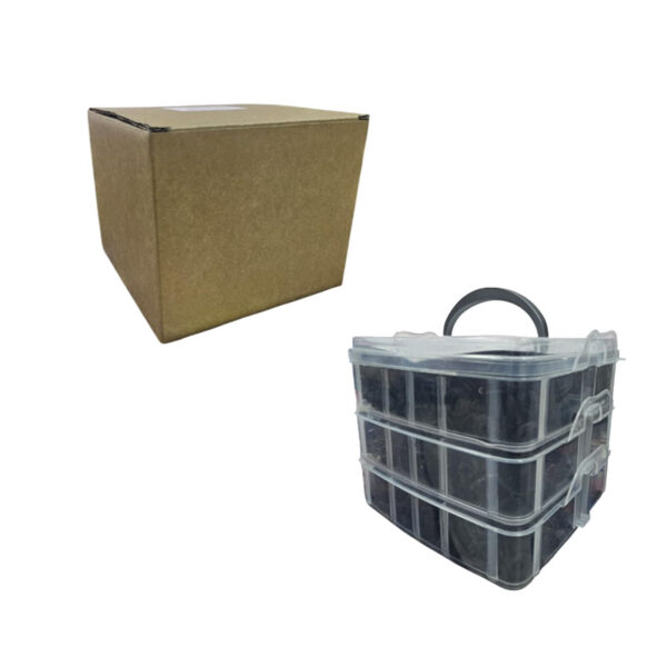 Σετ 620 Πλαστικά Κλιπς Αυτοκινήτου με Θήκη Οργάνωσης - Car Plastic Clips Set with Organizer Case