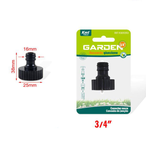 KMT Tools Ρακόρ Ποτίσματος Βρύσης 38 Χιλιοστών 3/4″ -  Watering Tap Connector