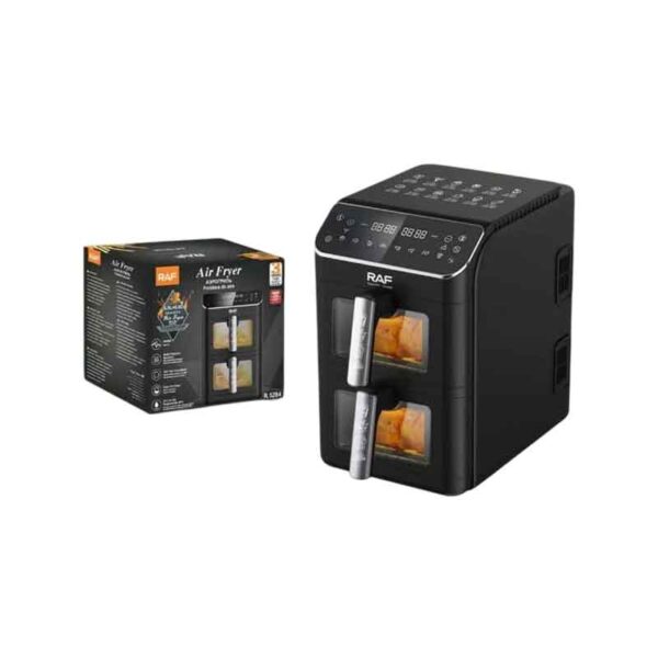 RAF Πολυλειτουργική Φριτέζα Αέρος με Διπλό Καλάθι 6 L + 6 L 2800 W R.5284 - Air Fryer