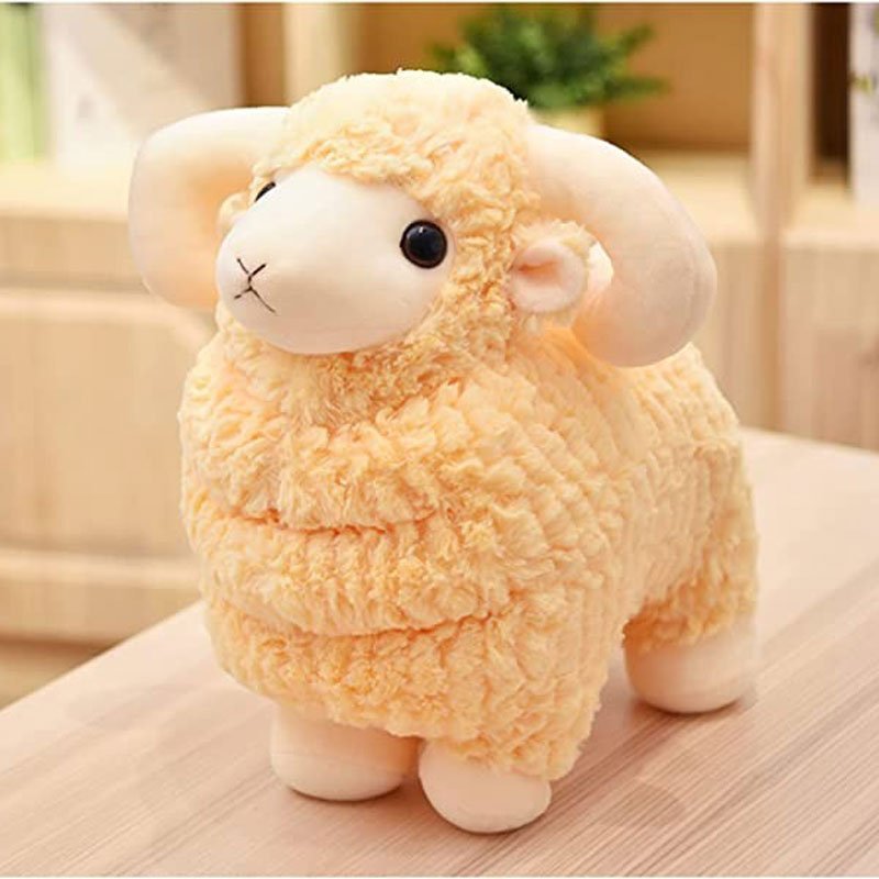 Z790902 Λούτρινο προβατάκι 27x34cm - Sheep - Image 1